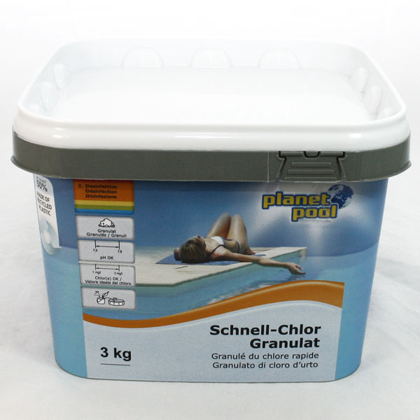 3Kg Eimer Schnell-Chlor-Granulat